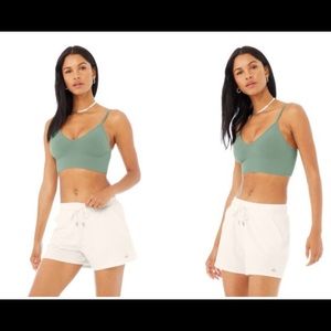 ALO YOGA DELIGHT BRALETTE SOFT SEAGRASS